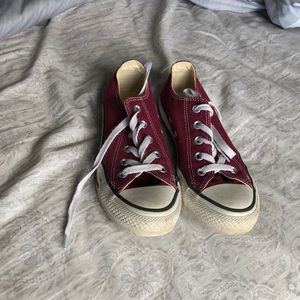 Maroon Converse